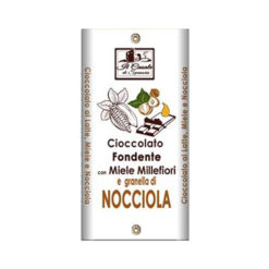Cioccolato Fondente al Miele Millefiori e Granella di Nocciola