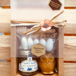 Bomboniera Box L Miele Candela Confetti